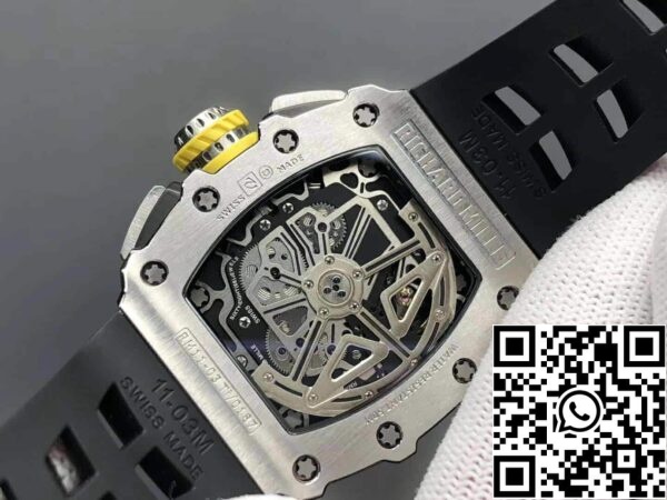 6 112 5c5edbf9 ce76 4747 9386 f5fed2e54897 Richard Mille RM11-03 1:1 Best Edition KV Factory Titangehäuse Gummiband