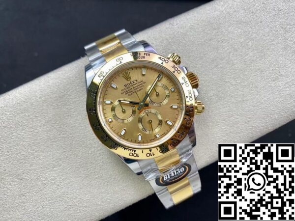 6 113 Rolex Daytona M116503-0003 1:1 Най-доброто издание BT Фабрика Златен циферблат