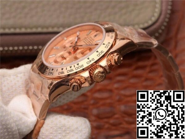 6 118 Rolex Daytona Cosmograph 116508 JH Factory 1:1 Best Edition Swiss ETA4130 Rose Gold Dial