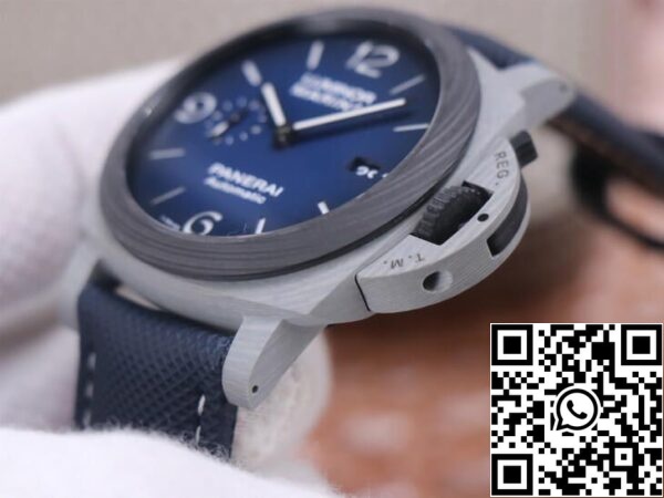 6 11 b87cecc2 7869 4c06 89bf b555d5dfbddd Panerai Luminor PAM1663 1: 1 Best Edition VS Factory Smoked Blue Dial