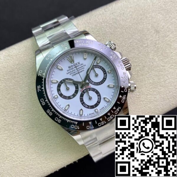 6 122 Rolex Cosmograph Daytona M116500LN-0001 1:1 Best Edition Czysta fabrycznie biała tarcza