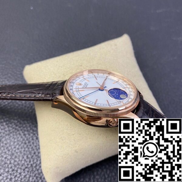 6 124 Rolex Cellini M50535-0002 1:1 Best Edition KZ Factory Valkoinen Dial