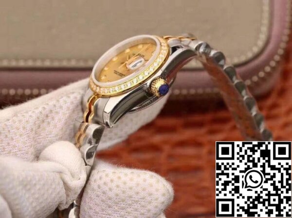 6 125 e872fe5e a55c 412b aa4e afab92131ce6 Rolex Lady Datejust 28MM 1:1 Best Edition Movimento svizzero NH05 Placcatura Quadrante oro 18K