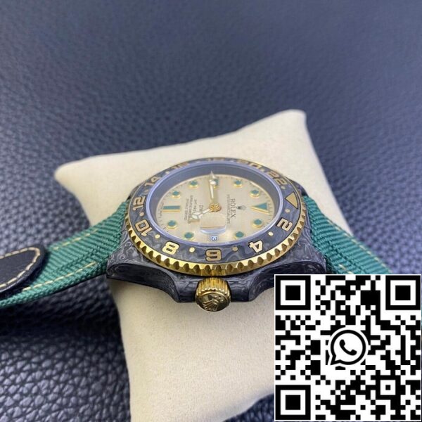 6 129 2c06ac1e 70ea 4712 8b0d 72f6db6fd933 Rolex GMT-MASTER II Diw 1:1 Най-добро издание Зелена текстилна каишка