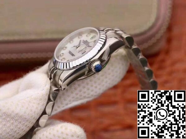 6 129 d4b97efe 8afd 4cca 9895 5dccd346c1b6 Rolex Lady Datejust 28MM 1:1 Mejor Edición Movimiento Suizo NH05 Esfera Blanca