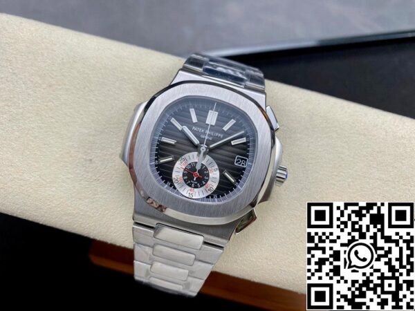 6 12 a1898b8d 6e4a 4ab9 89c1 cf606943cf63 Patek Philippe Nautilus 5980/1A-014 1:1 Best Edition PPF Factory Black Dial