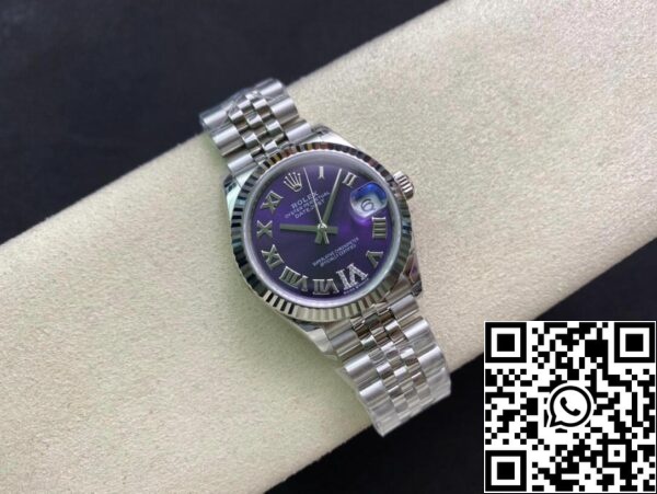 6 12 f9b26919 4340 433d b4c8 6b21cad1e24a Rolex Datejust M178274-0088 1:1 Najboljša izdaja EW Factory Purple Dial