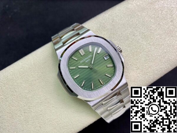 6 132 e92cdb83 8476 4676 833c ed7ef27858f9 Patek Philippe Nautilus 5711/1A 1:1 Best Edition PPF Factory Olive Green Dial