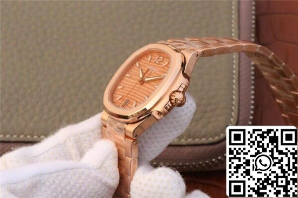 6 134 65395120 8f19 42c6 856e 0350f93bb90c Patek Philippe Nautilus Ladies 7118-1R-010 1:1 Best Edition PF Factory Rose Gold