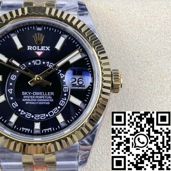 6 13 3d54b3bc e79e 4129 8219 762bc7c2b7e1 Rolex Sky Dweller M336933-0004 1:1 Best Edition Noob Factory V2 Black Dial