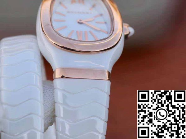 6 145 ddbde23e e78a 45be b0a6 16a77950ed81 Bvlgari Srpenti Spiga 102886 1:1 Best Edition BV Factory Rose Gold Ei timantti Sveitsin kvartsi liikkuvuutta