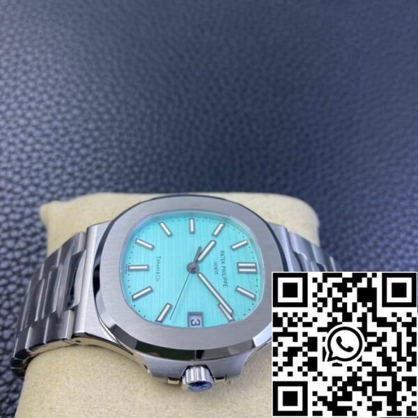 6 149 cd62a04b 1ab3 455b a838 0d1e0d58019d Patek Philippe Nautilus 5711/1A-018 1:1 Best Edition 3K gyári Tiffany kék számlap