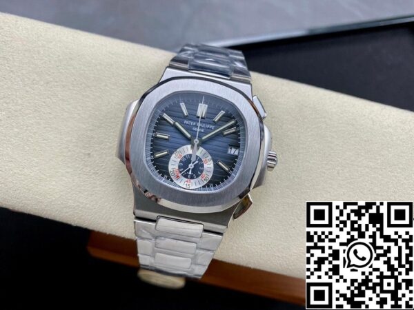 6 14 5a76957f e699 4ca9 8306 d6a60e497f07 Patek Philippe Nautilus 5980/1A-001 1:1 Best Edition PPF Factory Quadrante blu