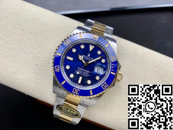 6 15 Rolex Submariner M126613LB-0002 41MM 1:1 Best Edition Clean Factory Blue Dial Puhdas tehdas sininen soittaa