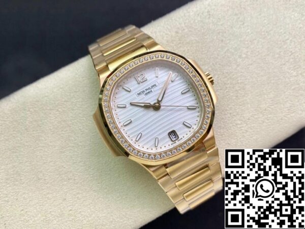 6 160 Patek Philippe Nautilus Női 7118/1200R-001 1:1 Best Edition 3K gyári rózsaarany 6 160 Patek Philippe Nautilus női 7118/1200R-001 1:1 Best Edition 3K gyári rózsaarany