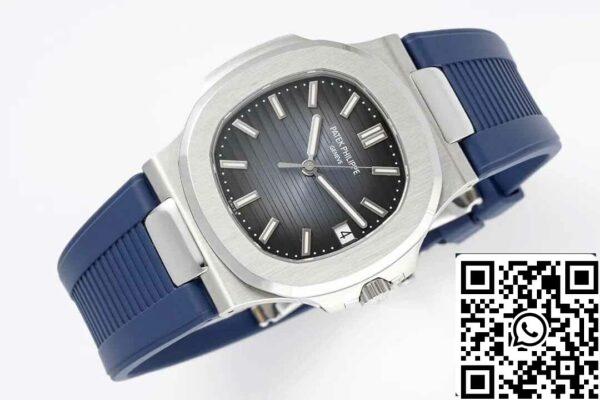 6 16 638755f6 5862 4a11 995a fd1cd87edcb9 Patek Philippe Nautilus 5711 1:1 Best Edition PPF Factory Niebieski gumowy pasek