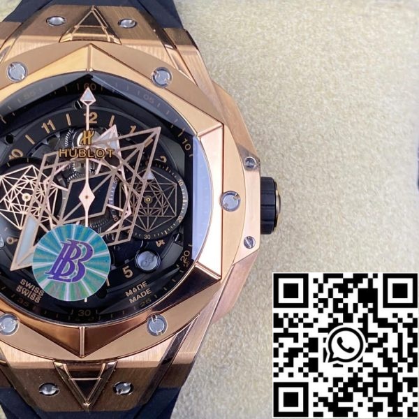 6 16 cc20e164 1380 448d a2c4 662f48d42e88 Hublot Big Bang Sang Bleu II 418.OX.1108.RX.MXM19 1:1 Mejor Edición BBF Factory Esfera Negra