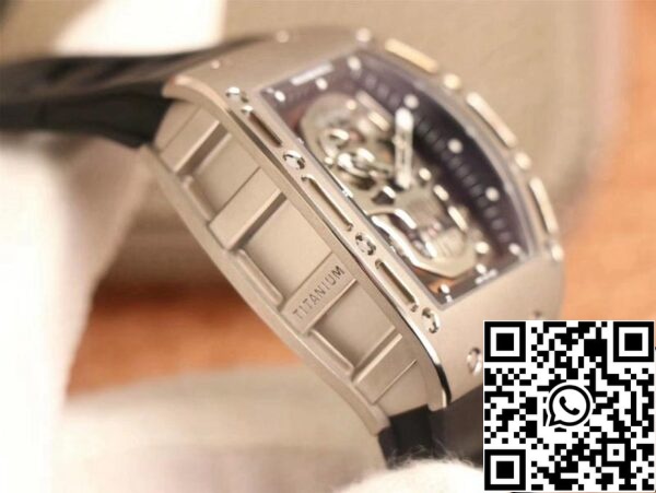 6 16 d81d2eb6 fc70 4947 89e3 e4d40c6fd3af Richard Mille RM052 1:1 Best Edition ZF Factory Ezüst koponya számlapos svájci órajelzés