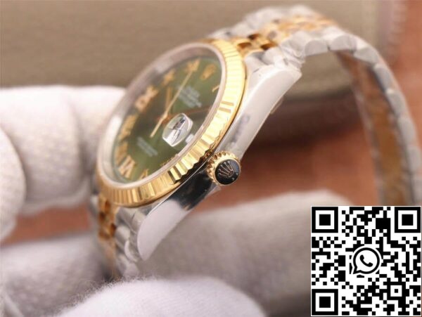 6 180 157c0ab7 7a60 4c67 9726 950d33b7c177 Rolex Datejust M126233-0025 1:1 Най-добро издание EW Фабрика за диаманти с маслиненозелен циферблат