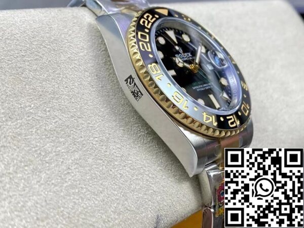 6 18 b202d952 268b 4ce1 a0e2 962782ee1145 Rolex GMT Master II 116713-LN-78203 1:1 Najlepsza Edycja Czysta Fabryczna Czarna Tarcza