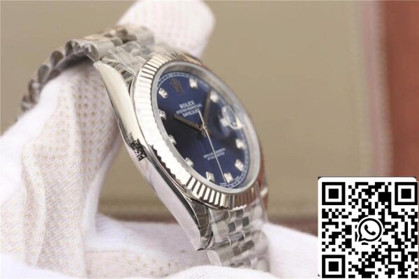 6 193 d7125efb 08b0 46e6 adbf 3ce67513c431 Rolex Datejust M126334-0016 1:1 Best Edition EW Factory Diamond Blue Dial