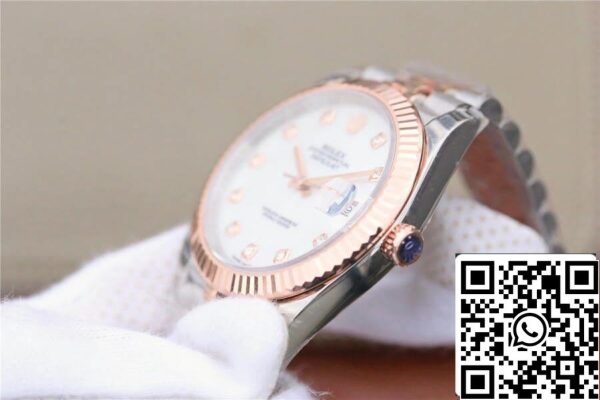 6 195 a13dc833 72b2 4ce9 958d 9637041a05c6 Rolex Datejust M126331-0014 1:1 Najboljša izdaja EW Factory Rose Gold Mother-Of-Pearl Dial