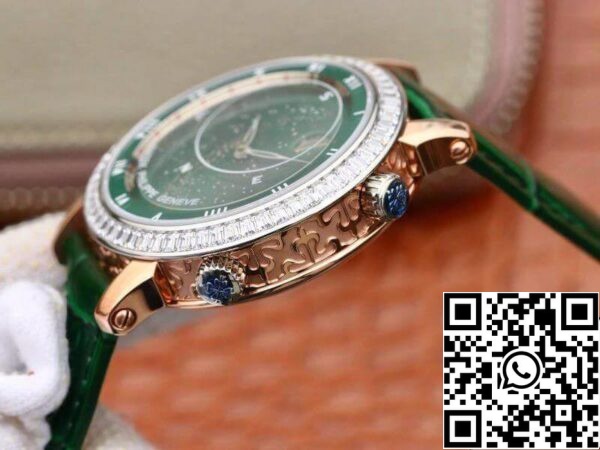 6 198 2e0405bd 0e3d 4944 80d3 8799cf683e4c Patek Philippe Grand Complications 5102PR TW factory 1:1 Best Edition Swiss ETA240 Green Color