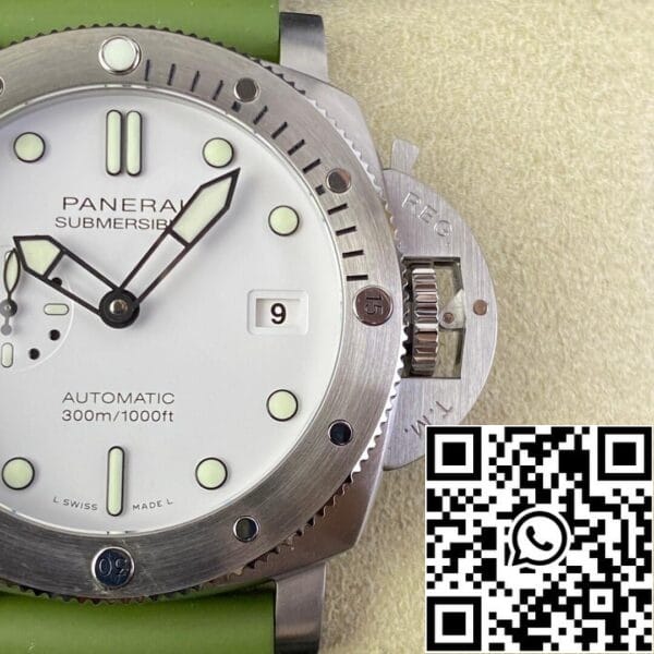 6 19 9b5ad7ad 8ed9 44d2 8c7a 81a8203c2323 SBF Panerai Submersible PAM01226 1:1 Best Edition VS Factory White Dial