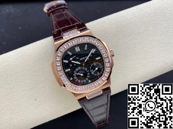 6 19 b833c01f c606 4651 a805 97ec974029ab Patek Philippe Nautilus 5724R-001 1:1 Best Edition GR Factory fekete számlap