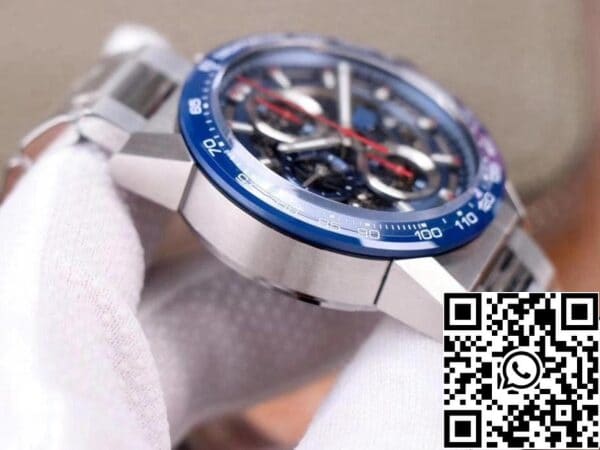 6 19 ee908093 5c1d 4de4 9ee4 c6830e75c369 Tag Heuer Carrera Calibre Heuer 01 CAR201T.BA0766 Chronograph 1:1 Best Edition XF Factory Sininen kellotaulu Sveitsin Calibre 01