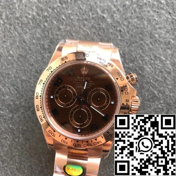 6 1 3d8cf623 51b2 458f 8ede 017e2640bbd6 Rolex Daytona m116505-0011 1:1 Best Edition Noob Factory Brown Dial