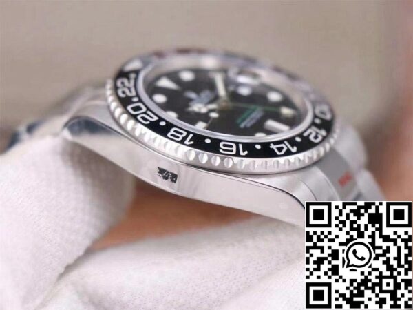 6 1 4c9f4e06 1403 49d3 bd2e 550ac2476ac5 Rolex GMT Master II 116710LN-78200 1:1 Best Edition Noob Factory V11 fekete számlap svájci ETA3186