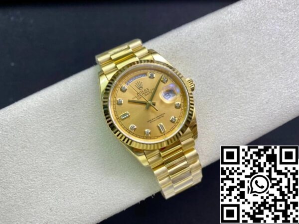 6 226 Rolex Day Date M128238-0008 1:1 Best Edition EW Factory Quadrante Champagne Svizzero ETA3255