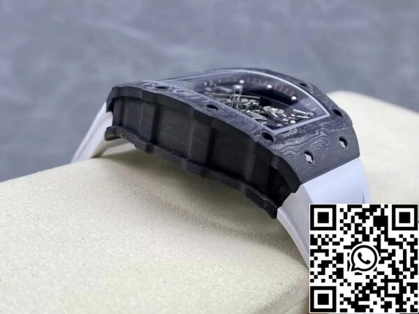 6 22 8719aab7 5b36 4617 a1b4 8a744d62100e Richard Mille RM35-02 1:1 Best Edition T+ Factory Carbon Fiber White Strap