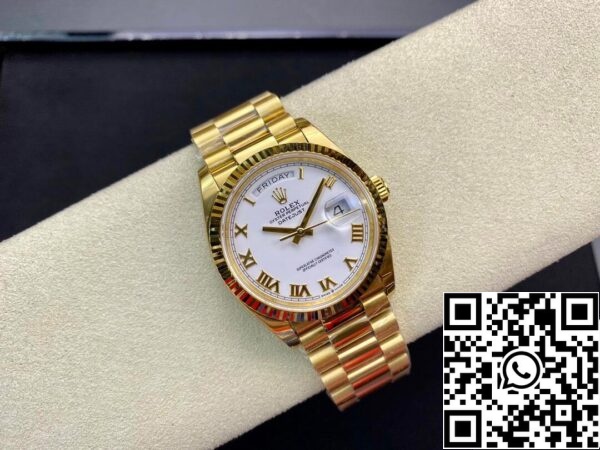 6 231 Rolex Day Date M128238 1:1 Най-добро издание EW Фабрика Римска скала Швейцарска ETA3255