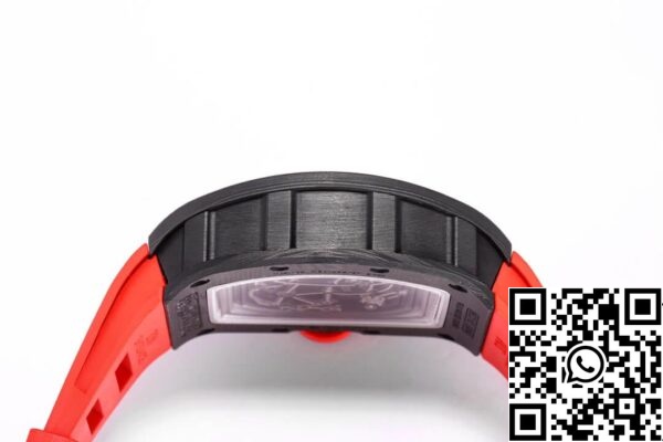 6 23 286e7d3d 2b20 413d 9fee c4e88c323d0b Richard Mille RM055 NTPT 1:1 Best Edition BBR Factory Carbon Fiber Red Strap piros szíjjal