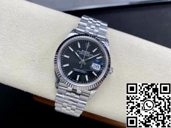 6 25 Rolex Datejust M126234-0015 36MM 1:1 Best Edition VS Factory Quadrante nero