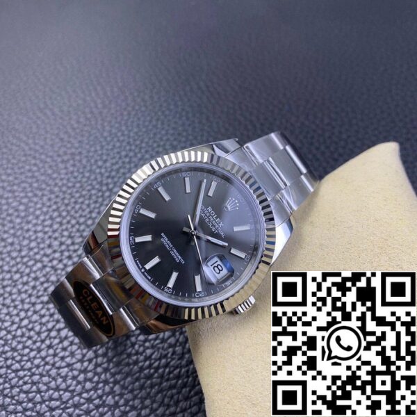 6 27 422c7b6b c438 4e53 9455 7e8d1d3f4971 Rolex Datejust M126334-0013 1:1 Best Edition Tiszta gyári szürke számlap