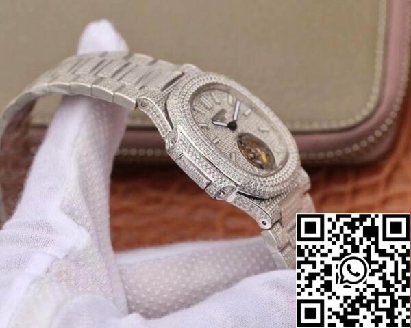 6 27 be2f8a45 a834 4791 b747 448e2f3782d1 Patek Philippe Nautilus Tourbillon R8 Factory 1:1 Best Edition Movimento turbilhão suíço de corda manual