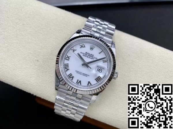 6 28 Rolex Datejust M126234-0025 36MM 1:1 Best Edition VS Factory Rozsdamentes acélból készült Rolex Datejust M126234-0025 36MM 1:1 Best Edition VS Factory