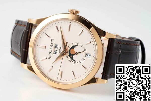 6 28 f87842af c974 4009 b325 7f000f1031c6 Patek Philippe Complications 5396R-011 1:1 Best Edition ZF Factory Quadrante bianco lattiginoso