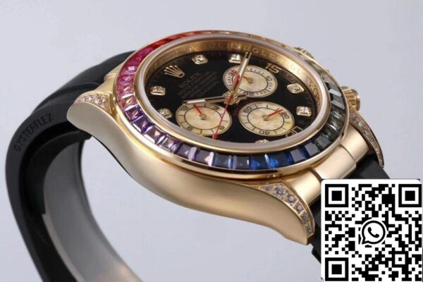 6 29 34034e8e ca17 418d 85fd 1a07731f8da1 Rolex Daytona 116598RBOW 1:1 Best Edition BL Factory Geelgoud Zwitserse ETA4130