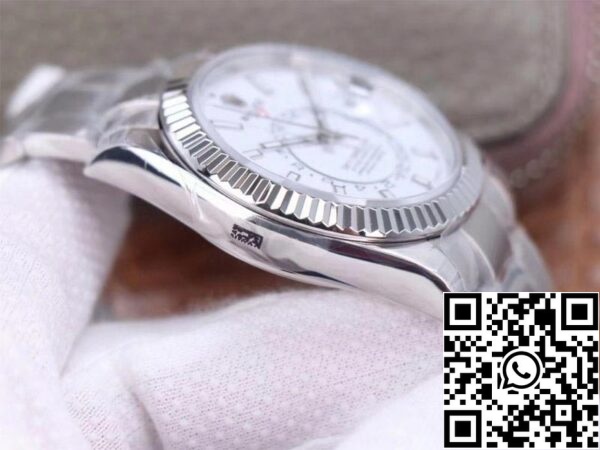 6 2 95b79c8c bb31 4b15 a7db cb1e700a2f3a Rolex Sky Dweller M326934-0001 Melhor Edição 1:1 Noob Factory Mostrador Branco