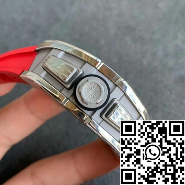 6 2 d58f8245 b14b 4603 9857 1b5062c22b47 Richard Mille RM011 1:1 Best Edition KV Factory Red Rubber Strap