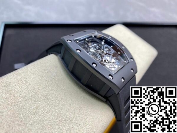 6 2 db69744f b76f 4617 82bb 1b6fea633dee Richard Mille RM011 1:1 Best Edition KV Factory Керамический черный корпус