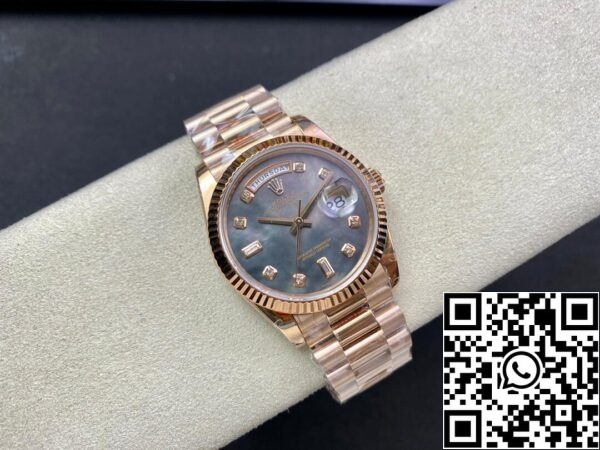 6 3 Rolex Day Date 118235 36MM 1:1 Best Edition GM gyári gyöngyház számlapja