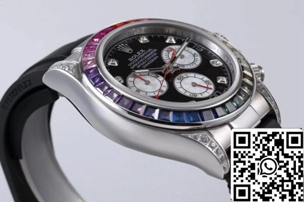 6 30 4fa94b05 ddd8 43a0 b7de 0ee18c671b9c Rolex Daytona 116599RBOW 1:1 Best Edition BL Factory Black Dial Swiss ETA4130