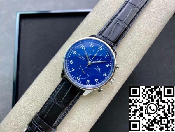 6 31 0231cf1c 3c83 49bc 94c4 770a3bfc4ef8 IWC Portugieser IW371601 1:1 Best Edition ZF Factory Quadrante blu