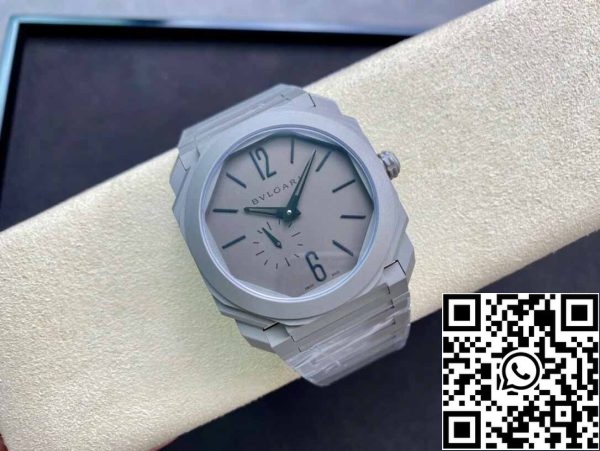 6 31 9ddad1fe 8c3e 4ab2 946d ea18a5ab10a7 Bvlgari Octo Finissimo 102713 BGO40C14TTXTAUTO 1:1 Best Edition BV Factory Silver Grey Dial