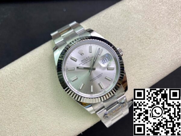 6 31 fba4bd53 eccd 4a48 b119 11f5ad5bf575 Rolex Datejust M126334-0003 41mm Oyster Strap Schone Fabriek Witte Wijzerplaat